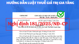 VNBA lấy ý kiến hội viên về dự thảo Nghị định sửa đổi Nghị định 181 hướng dẫn Luật Thuế GTGT