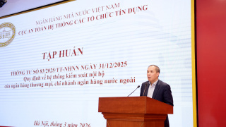 Phó Thống đốc Thường trực Đoàn Thái Sơn: Thông tư 83/2025/TT-NHNN là một bước đi quan trọng trong lộ trình hoàn thiện các bộ chuẩn mực quản trị, nội luật hóa các thông lệ quốc tế