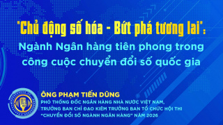 "Chủ động số hóa - Bứt phá tương lai": Ngành ngân hàng tiên phong trong công cuộc chuyển đổi số quốc gia