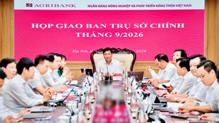Agribank: Dư nợ khách hàng pháp nhân tăng 8,74% sau 8 tháng đầu năm 2026