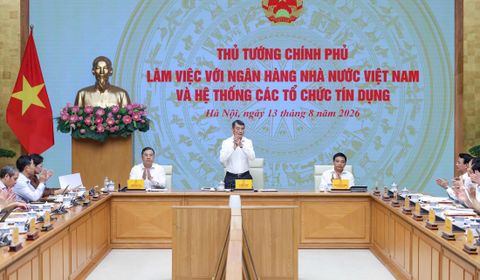 Kết luận của Thủ tướng Chính phủ Lê Minh Hưng tại Buổi làm việc với Ngân hàng Nhà nước Việt Nam và hệ thống các tổ chức tín dụng