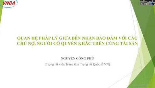 Hội thảo thực tiễn quốc tế về xử lý tài sản bảo đảm (Phần 3)