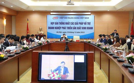 Hiệp hội Ngân hàng họp thống nhất giải pháp hỗ trợ doanh nghiệp phát triển sản xuất kinh doanh