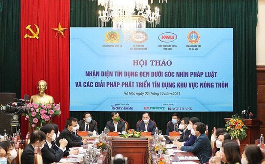 Hội thảo "Nhận diện tín dụng đen dưới góc nhìn pháp luật và các giải pháp phát triển tín dụng khu vực nông thôn"