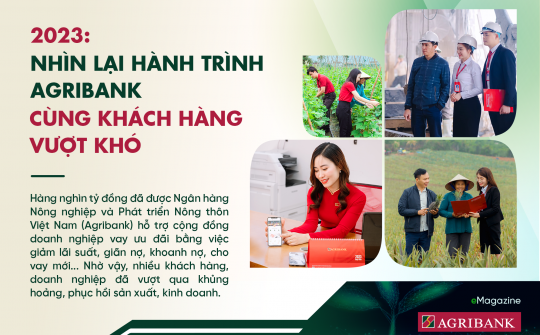 2023: Nhìn lại hành trình Agrbank cùng khách hàng vượt khó