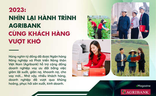 2023: Nhìn lại hành trình Agrbank cùng khách hàng vượt khó