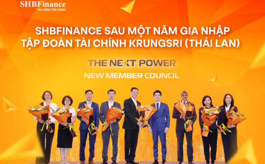 SHBFinance sau một năm gia nhập tập đoàn tài chính Krungsri (Thái Lan)
