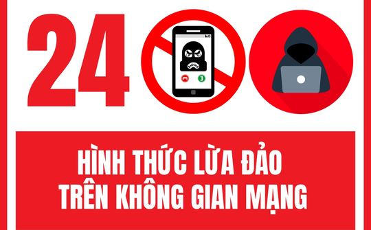 Cảnh báo 24 hình thức lừa đảo trên không gian mạng