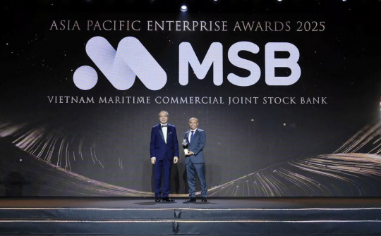 MSB giành cú đúp giải thưởng tại APEA 2025