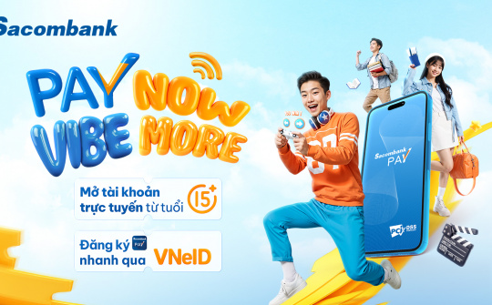 Sacombank mở rộng tài chính số cho giới trẻ trên Sacombank Pay
