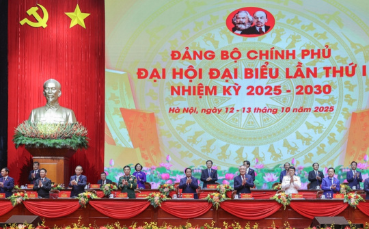 Khai mạc Đại hội đại biểu Đảng bộ Chính phủ lần thứ I