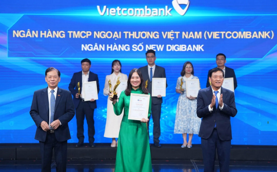 Ngân hàng số VCB New Digibank được vinh danh “Sản phẩm, Dịch vụ, Giải pháp chuyển đổi số xuất sắc” tại Vietnam Digital Awards 2025