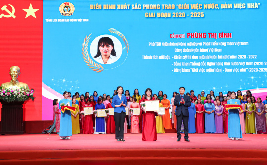 Tôn vinh những đóng góp to lớn của nữ đoàn viên công đoàn, người lao động