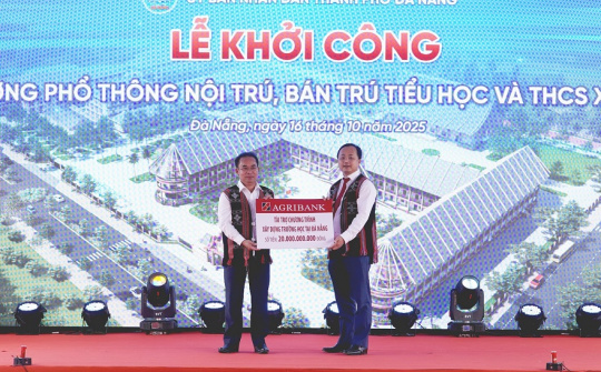 Agribank chung tay xây dựng các trường nội trú tại Đà Nẵng