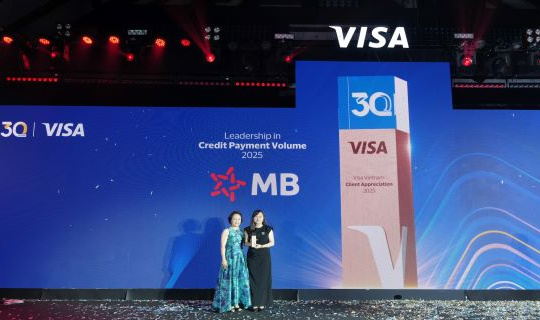 MB khẳng định vị thế tiên phong với loạt giải thưởng quốc tế 2025
