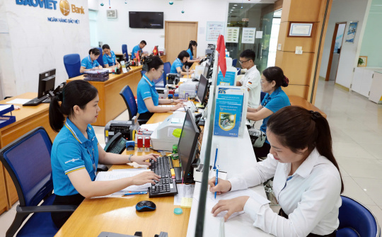 BAOVIET Bank: Tín dụng 9 tháng tăng trưởng tích cực