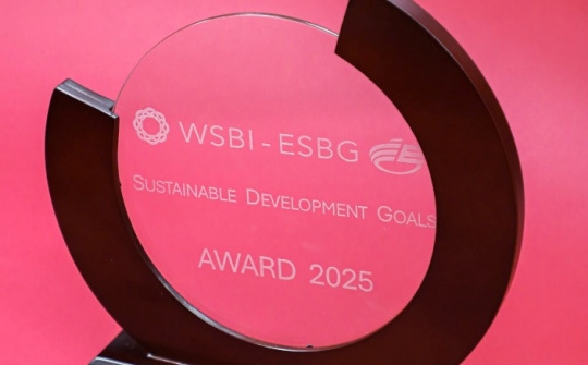 Agribank honored with the “Sustainable Development Award 2025” by WSBI–ESBG