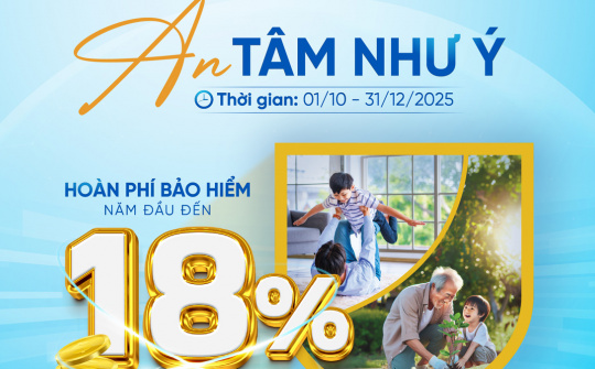 BaoVietBank triển khai ưu đãi phí bảo hiểm nhân thọ lên đến 18%