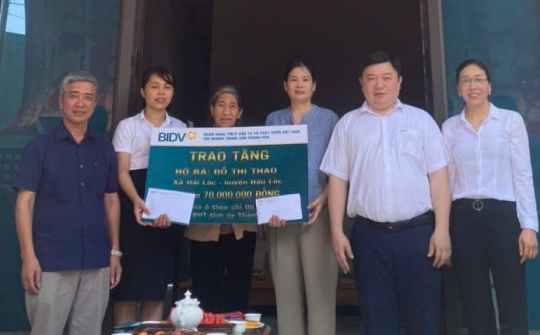 Công đoàn BIDV và hành trình nối dài những mái ấm yêu thương