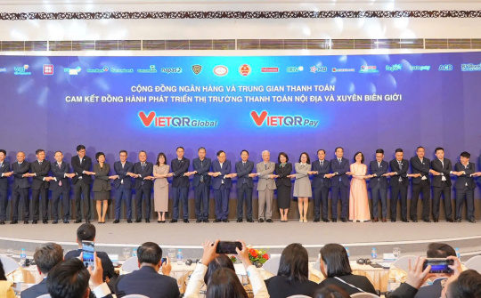 Cộng đồng Ngân hàng và Trung gian thanh toán cam kết đồng hành thúc đẩy thanh toán nội địa và xuyên biên giới