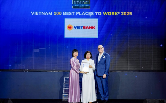 Vietbank vào Top 100 nơi làm việc tốt nhất Việt Nam 2025