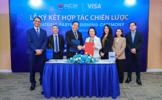 Ngân hàng NCB và Visa ký kết hợp tác chiến lược, nâng tầm dịch vụ thẻ tại Việt Nam