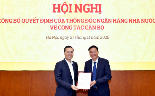 Bổ nhiệm ông Đỗ Trọng Toàn giữ chức Phó Vụ trưởng Vụ Tổ chức cán bộ NHNN