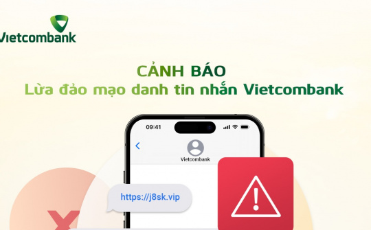Cảnh báo: Mạo danh tin nhắn SMS Vietcombank hướng dẫn đổi quà để đánh cắp thông tin thẻ