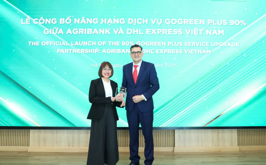 Agribank hợp tác DHL Express thúc đẩy vận chuyển chứng từ quốc tế xanh