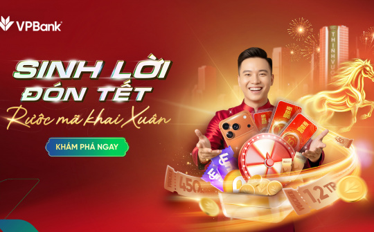 VPBank ưu đãi đón xuân với hàng ngàn quà tặng giá trị