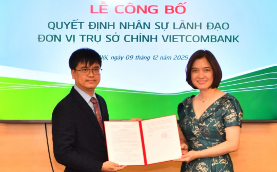 Vietcombank kiện toàn nhân sự chủ chốt Trụ sở chính