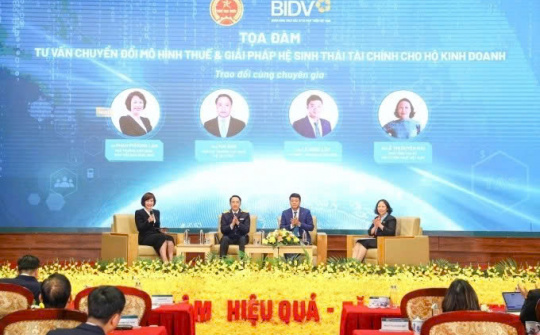 BIDV đồng hành cùng hộ kinh doanh chuyển từ thuế khoán sang kê khai