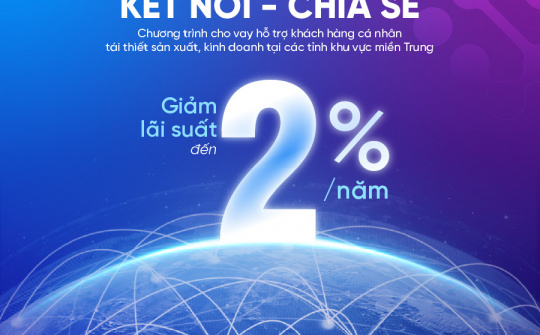 KienlongBank giảm tới 2% lãi suất vay hỗ trợ khách hàng vùng lũ miền Trung