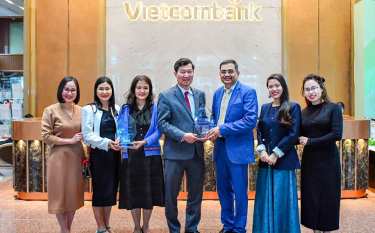 Vietcombank được vinh danh chất lượng thanh toán quốc tế xuất sắc