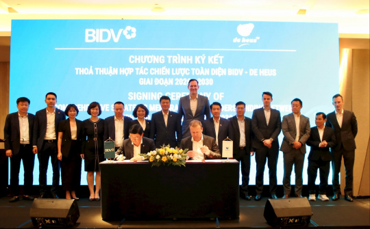 BIDV bắt tay De Heus hợp tác chiến lược toàn diện giai đoạn 2026-2030