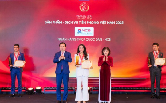 NCB Visa “Tự Hào” lọt Top 10 Sản phẩm - Dịch vụ Tiên phong 2025