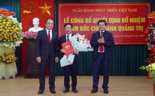 VDB bổ nhiệm Giám đốc chi nhánh Quảng Trị