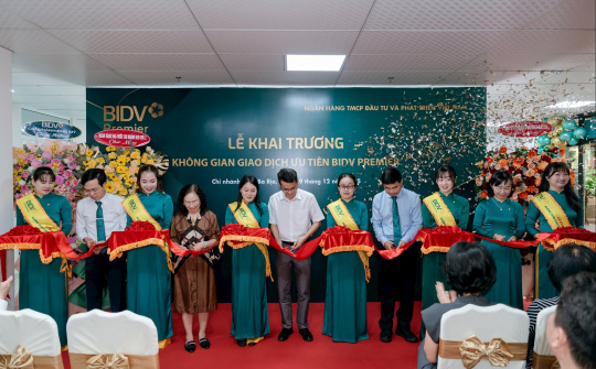 BIDV Bà Rịa khai trương không gian giao dịch ưu tiên