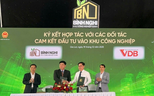 VDB Khánh Hòa tài trợ đầu tư dự án Khu công nghiệp Bình Nghi