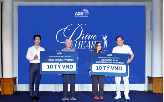 ACB tổ chức giải golf thiện nguyện “Drive with Heart 2025”