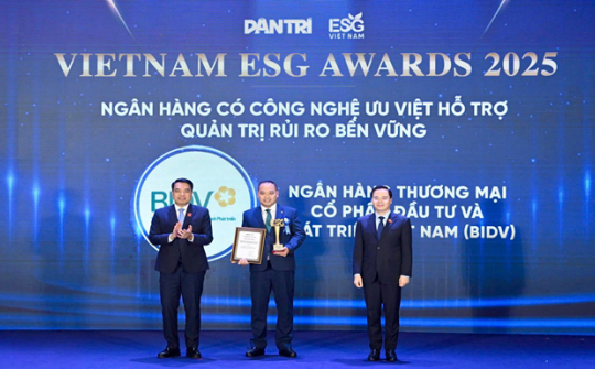 BIDV vào Top 5 doanh nghiệp tiên phong khoa học công nghệ năm 2025