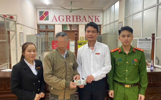Agribank - “Lá chắn” tin cậy giúp khách hàng bảo toàn hàng chục tỷ đồng trước vấn nạn lừa đảo số