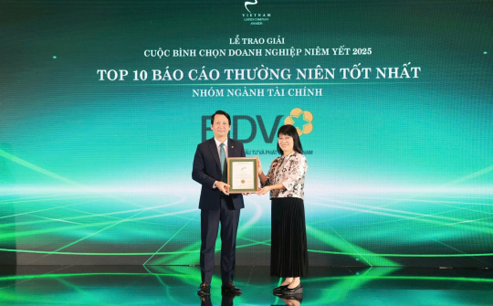 BIDV nhận giải "Báo cáo thường niên tốt nhất" lần thứ 3 liên tiếp