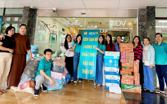 Nghĩa tình BIDV và hành trình xuyên bão lũ