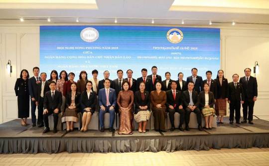 Thống đốc Nguyễn Thị Hồng kết thúc tốt đẹp chuyến công tác tháp tùng Tổng Bí thư Tô Lâm thăm cấp Nhà nước CHDCND Lào, đồng chủ trì Hội đàm song phương với Thống đốc Ngân hàng CHDCND Lào