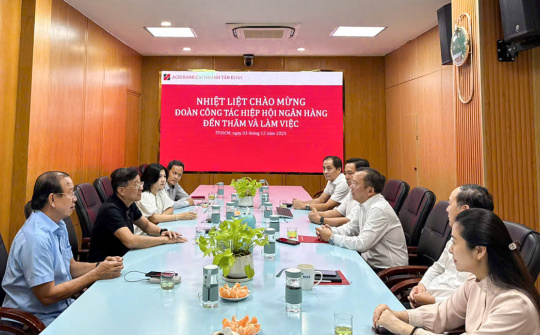 Hiệp hội Ngân hàng Việt Nam làm việc với một số hội viên tại TP. Hồ Chí Minh dịp cuối năm: Tăng cường kết nối và phát triển