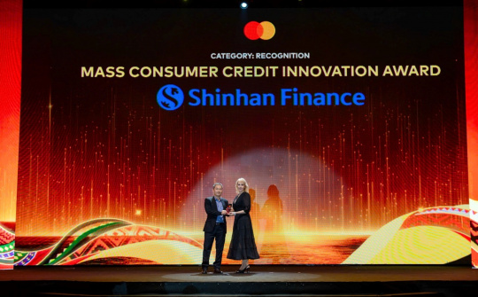 Shinhan Finance được vinh danh với giải thưởng Giải pháp thẻ tín dụng sáng tạo cho khách hàng đại chúng