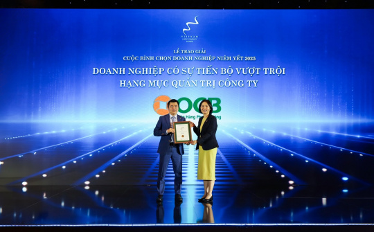 OCB khẳng định vị thế minh bạch, bền vững với loạt giải thưởng uy tín