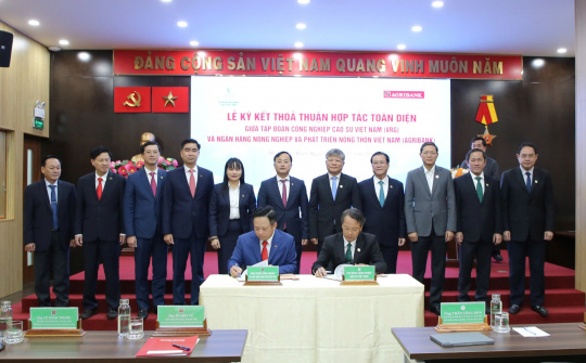 VRG và Agribank ký kết thỏa thuận hợp tác toàn diện: Phát huy sức mạnh cộng hưởng, hướng tới phát triển bền vững