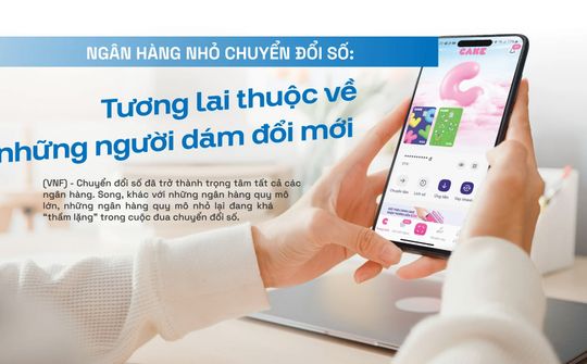 Ngân hàng nhỏ chuyển đổi số: Tương lai thuộc về những người dám đổi mới